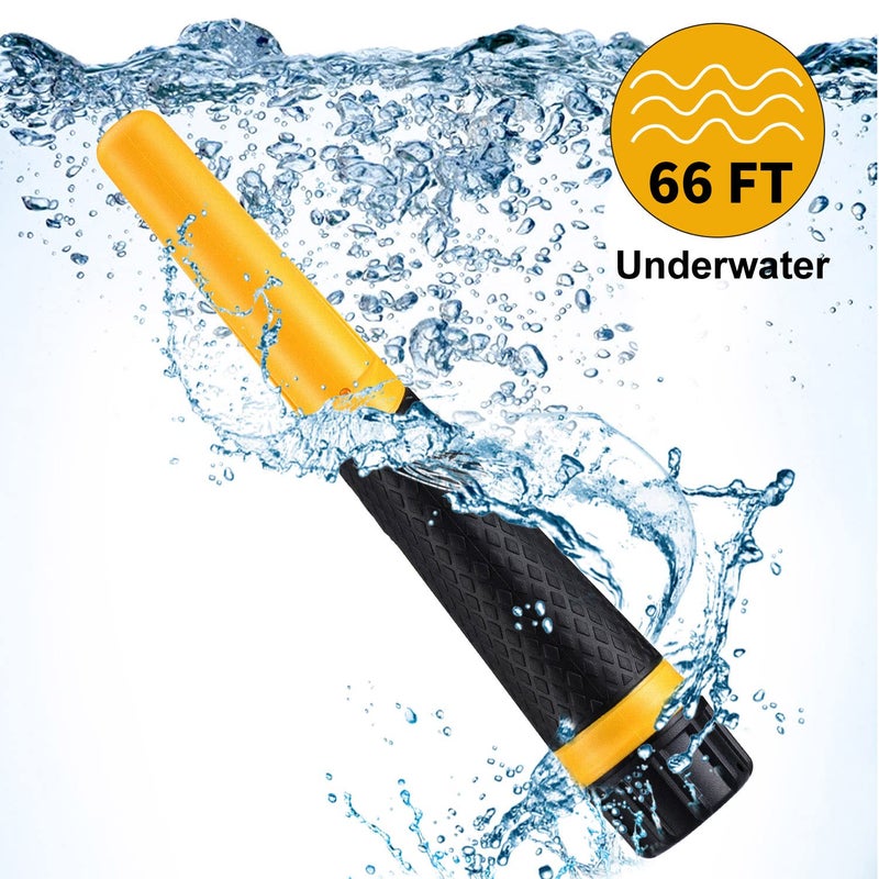 SAKOBS Metal Detector Pinpointer Wand: 5" Detection Depth, IP68 Fully Waterproof, Up to 66 Feet Underwater, 360Â°Detection Handheld Pin Pointer, 3 Modes (Buzzer, Vibration,Sound) for Adults & Kids - Image 3